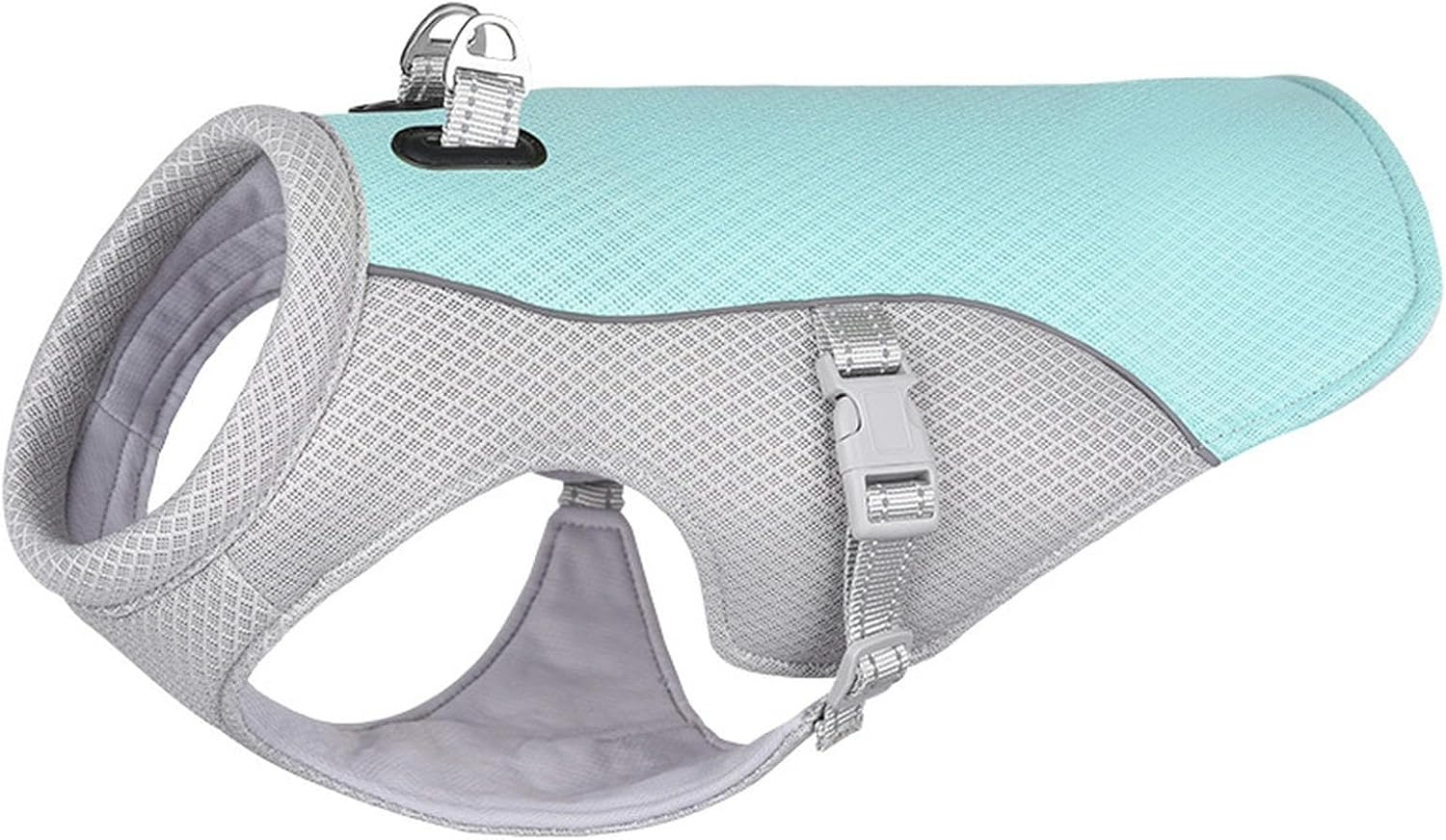 UOSIA Extra Large Dog Cooling Vest Pet Cooling Shirt Lightweight Dog Cooling Jacket with D Ring and Reflective Stripe Summer Puppy Vest Harness for Hiking Walking
