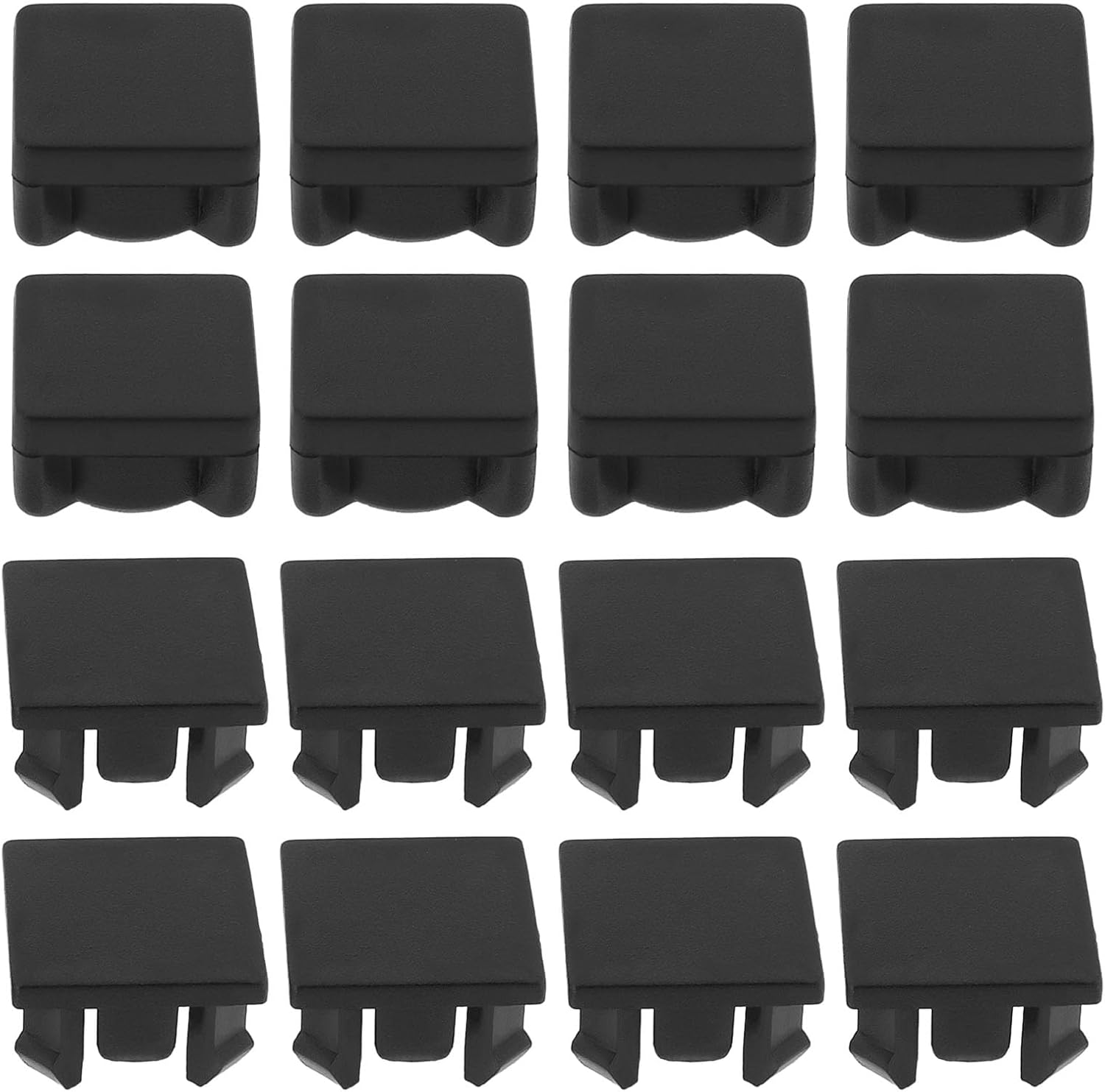 16Pcs Rubber Feet Screw Cover Console Accessories Compatible with Playstation 2 Fat Compatible with PS2 Fat Console System Black image number 5