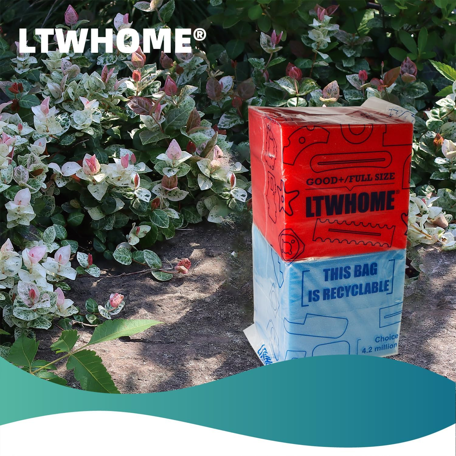 LTWHOME Compatible Replacement Coarse and Fine Foam Filter Sponge Fit for Oase Biotec 5/10/30 (3 X Blue Coarse and 3 X Red Fine Foams) image number 2