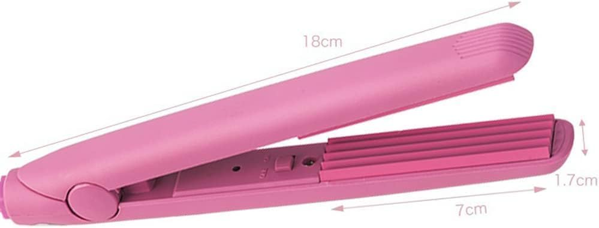 Mini Crimper Iron for Fluffy Hairstyle Curling Iron, Corrugation Crimper Volumizing Hair Iron | Increase Hair Volume, Ceramic Hair Volumizing Tool anti Static Ceramic Hair Iron image number 4