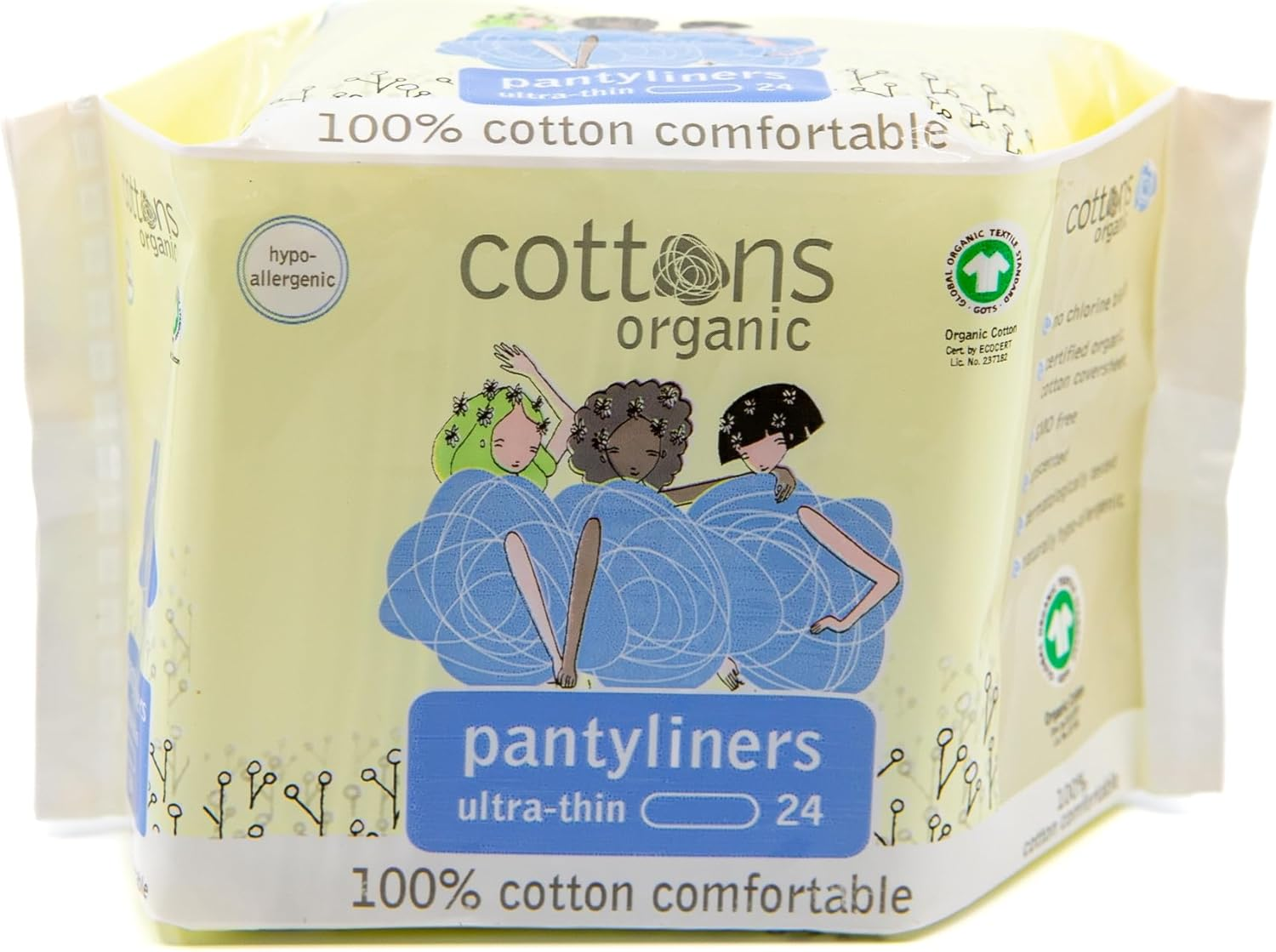 Cottons Pantyliners Ultra-Thin 24 (1) image number 4
