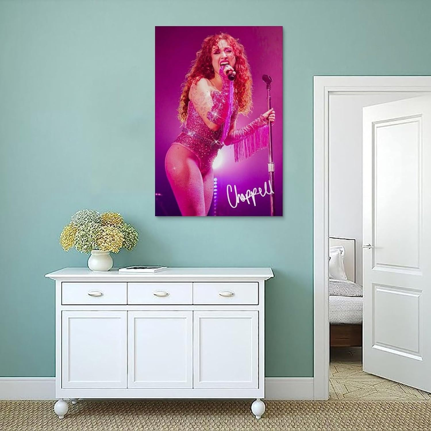 Singer Chappell Roan Poster Poster Canvas Painting Wall Art Picture Home Decor Print for Bedroom Living Room Dorm Study Bar Office 12X18Inch(30X45Cm) image number 5