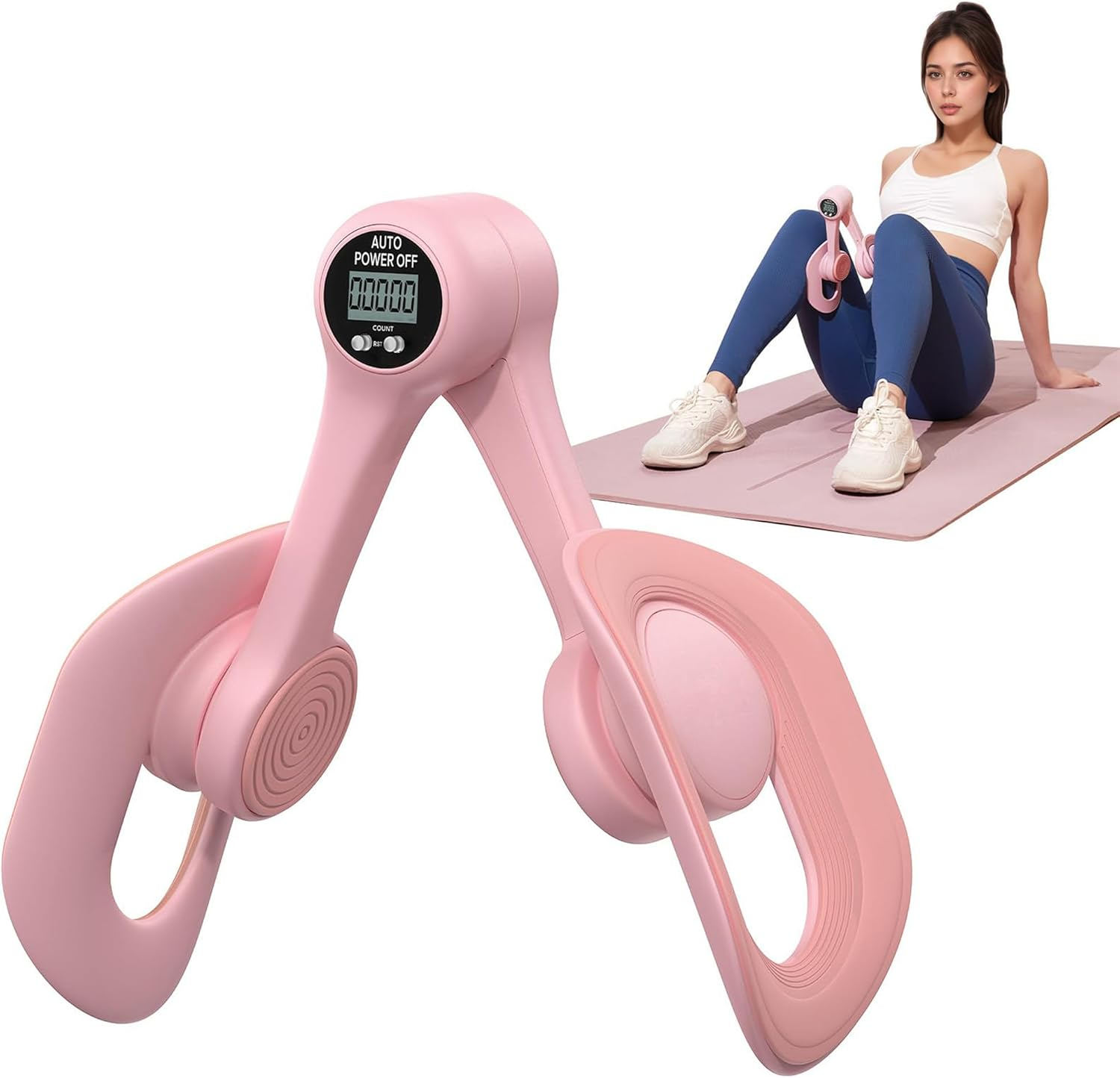 TSWCBYYLB Thigh Master Pelvic Floor Muscle Exercise Trainer Devices with Display Counter for Women image number 5