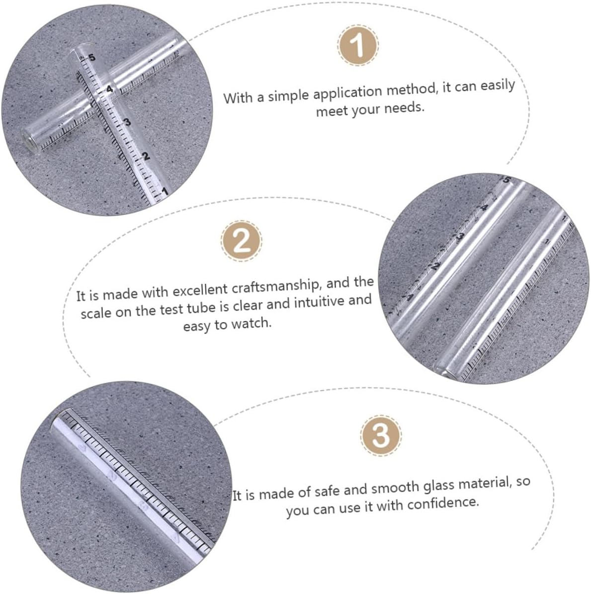 Bestonzon 4Pcs Glass Rain Gauge Measuring Cups Transparent Outdoor Rainfall with Clear Scale for Garden Precipitation Measurement image number 4