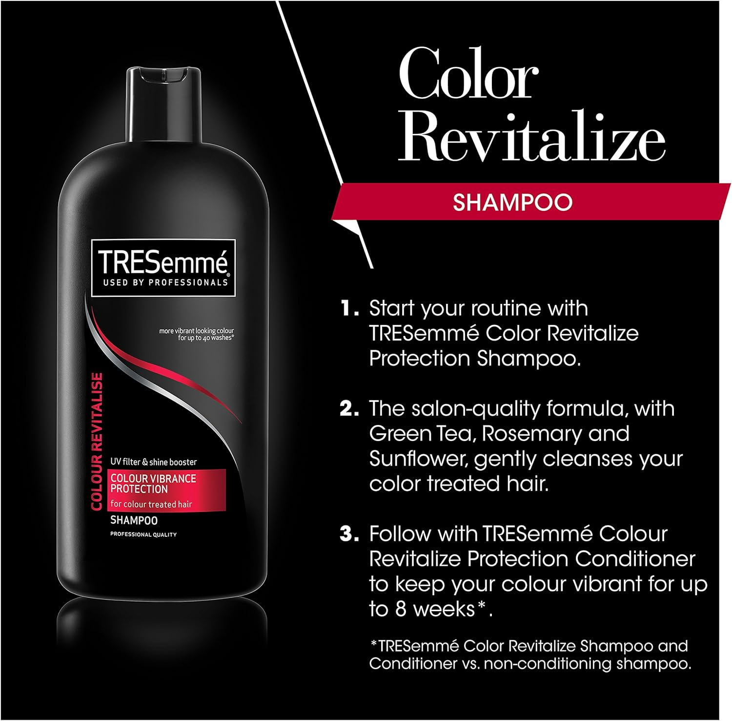 (Pack of 2) - Tresemme Colour Revitalise Fade Protection Shampoo 900Ml Pack of 2 image number 3