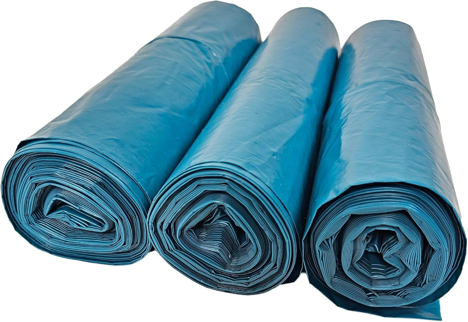 Bin Liners 35 L, in Blue Made from Recycled LDPE Material, 3 X 35 Pieces/Roll, Sturdy Robust Bin Liners Ideal for Building Cleaning, Healthcare, Catering, Kitchen Waste, Residual Waste image number 5