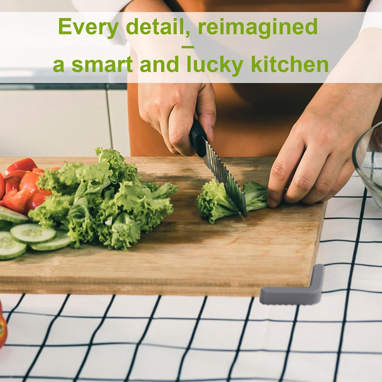 4Pcs Silicone Non-Slip Cutting Board Feet, Removable & Shock-Absorbent Cutting Board Stabilizer Pads for Kitchen Countertop Protection Secure Chopping Housewarming Gift image number 4