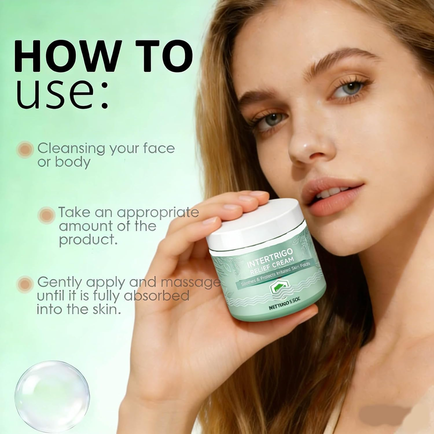 Skin Fold Barrier Cream for Moisture & Friction Protection, Fast-Drying Non-Greasy Formulation Supports Comfort in Friction-Prone Areas, Suitable for All Seasons (1 Pcs) - 3 Pcs image number 5