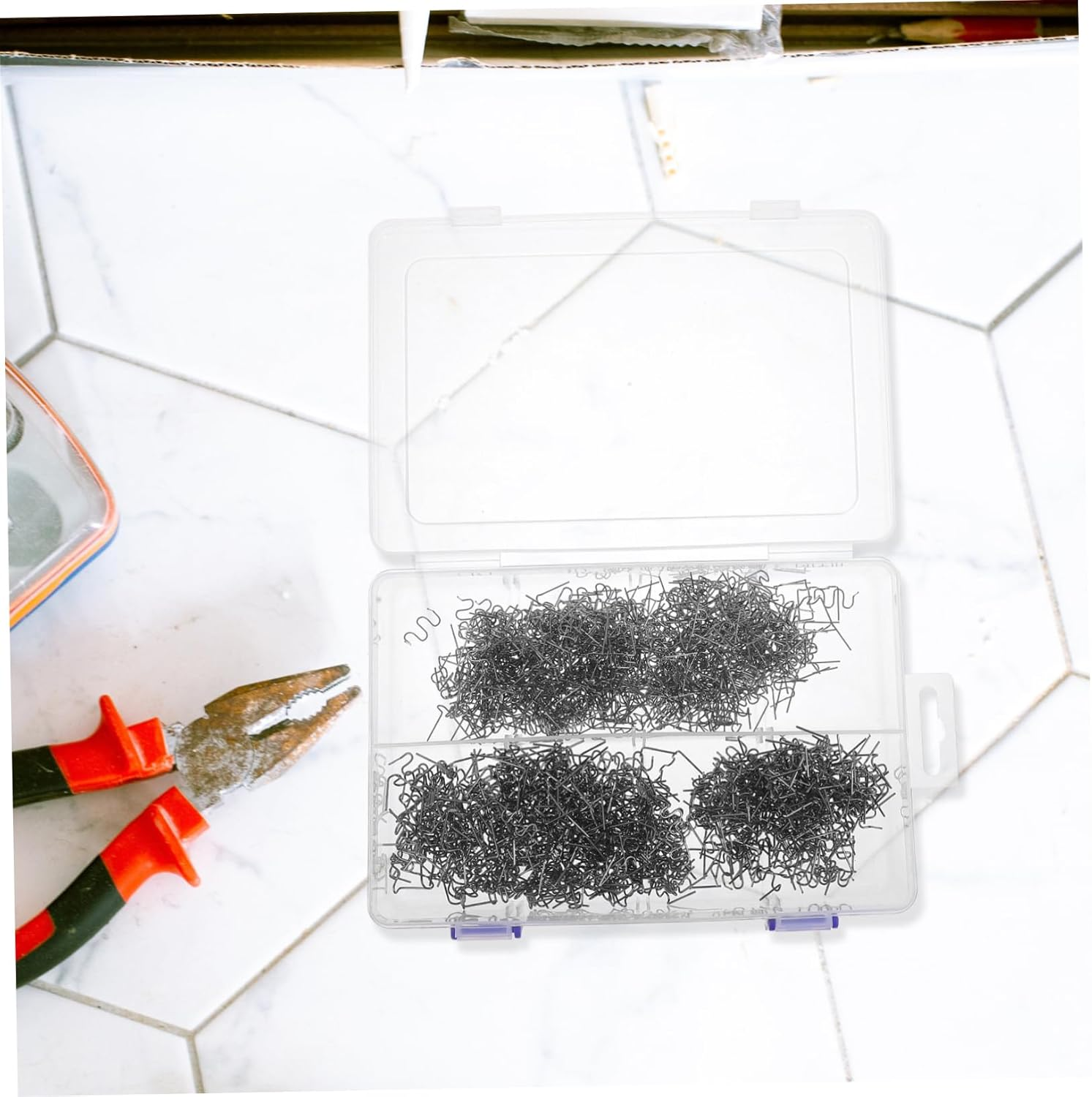 ULTECHNOVO 1000Pcs Hot Staples Welding Rods Plastic Repair Welder Kit for Car Bumpers Dashboards Automotive Upholstering Fix Tool image number 6