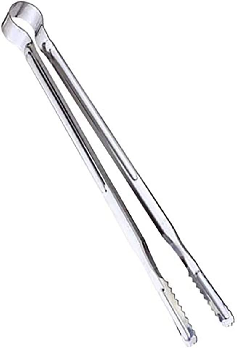 Korea Multi Proposal High Strength Stainless Steel Tongs, Bounds Spring, Smooth Edge for Food, BBQ, Bulgogi, Korean BBQ Food (X-Large) image number 3