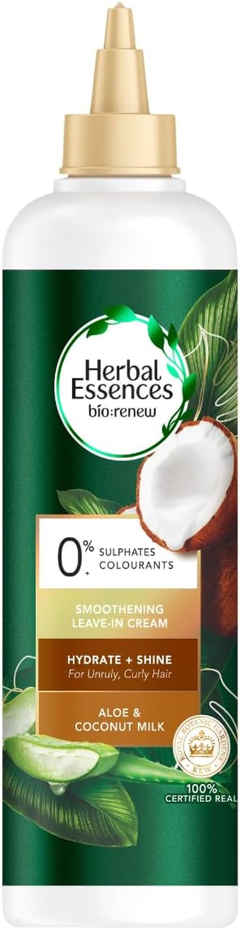Herbal Essences Bio Renew Smooth Leave-In Cream Aloe & Coconut Milk 270Ml Condit image number 6