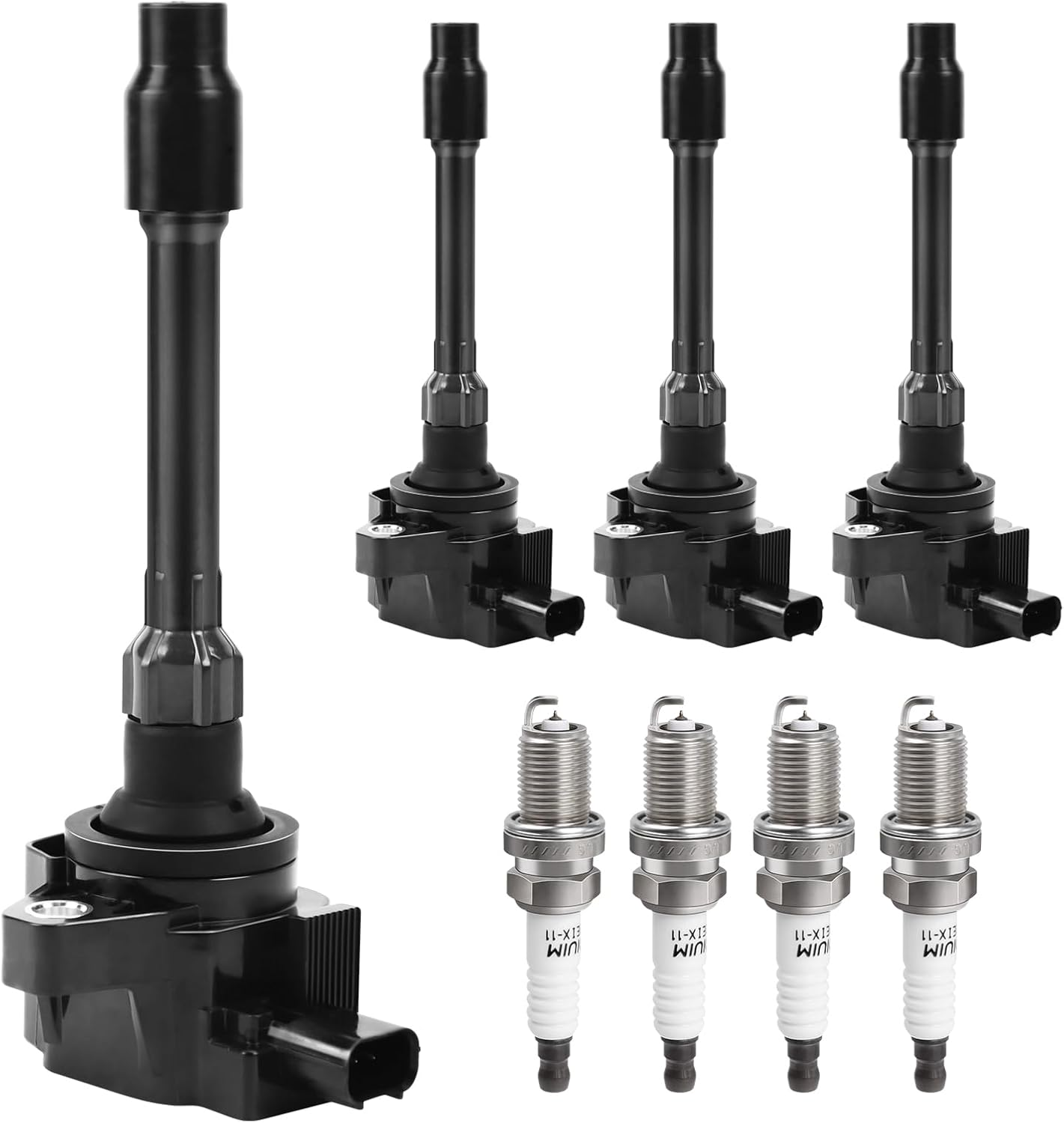 Ignition Coil Packs and Spark Plugs Fit for Turbo 1.5L 2017 2018 2019 2020 Ho-Nda Civic Si Honda CR-V CRV, UF781, Automotive Replacement Parts, Set of 4 image number 2
