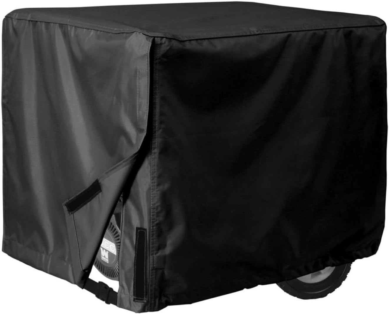 Porch Shield Heavy-Duty Generator Cover 26X20X20 Inch - Waterproof Universal Fit for 3000-5000W Generators, Weatherproof Outdoor Protection with Uv-Resistant Reinforced Seams (Black)