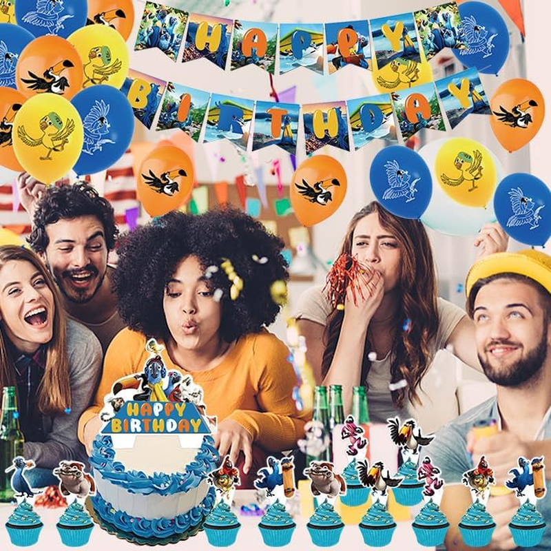 Decorative Birthday Rio Birthday Decoration Rio Balloons Rio Birthday Balloons Rio Party Decoration Rio Birthday Garland Rio Cake Topper