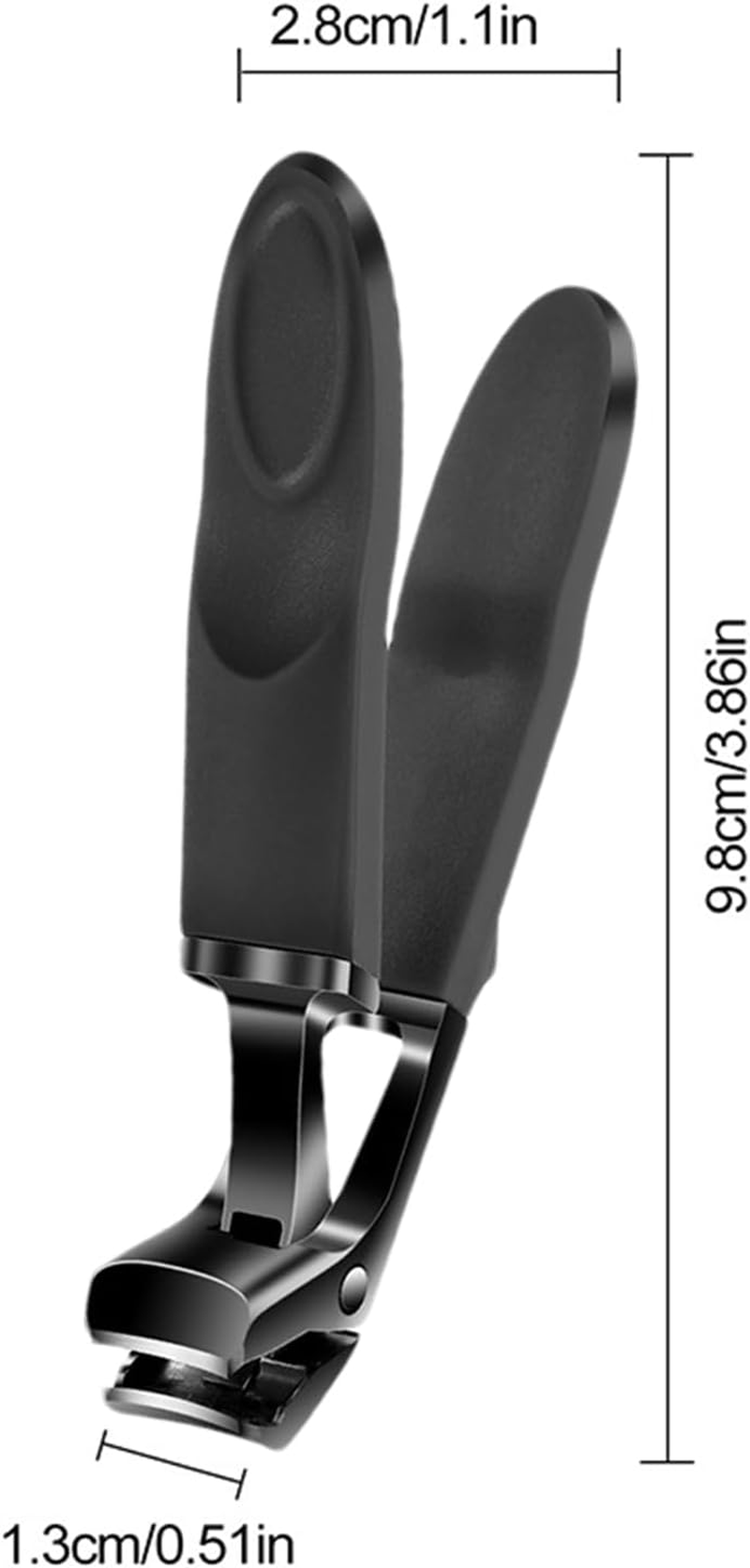 Toe Nail Clippers - Professional Toenail Clippers,Curved Heavy Duty Ergonomic Trimmer Remover Shaver Tool Wide Jaw for Grooming Pedicure Manicure Kids Adult Women Men image number 4