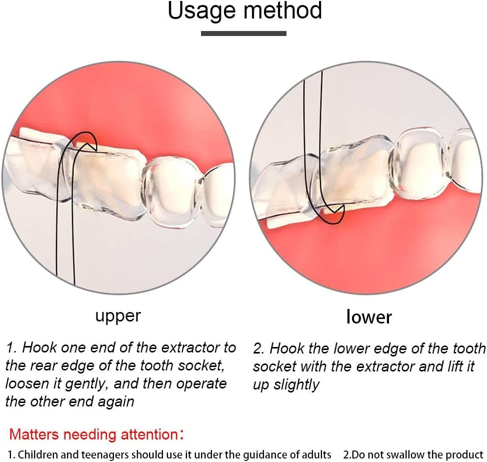 Glaais Aligner Removal Tool 4 Pack, Invisible Removable Braces Disassembly Tool, Hygienic Easy-Clean Oral Care Accessory, Non-Slip Design Lightweight for Daily Use & Travel (4 Colors)