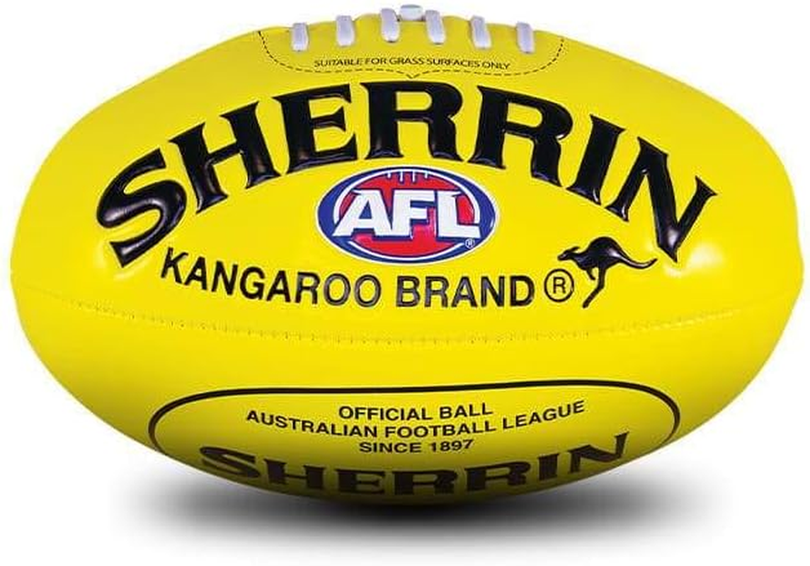 Sherrin AFL Super Soft Touch Football Yellow Mini 20Cm