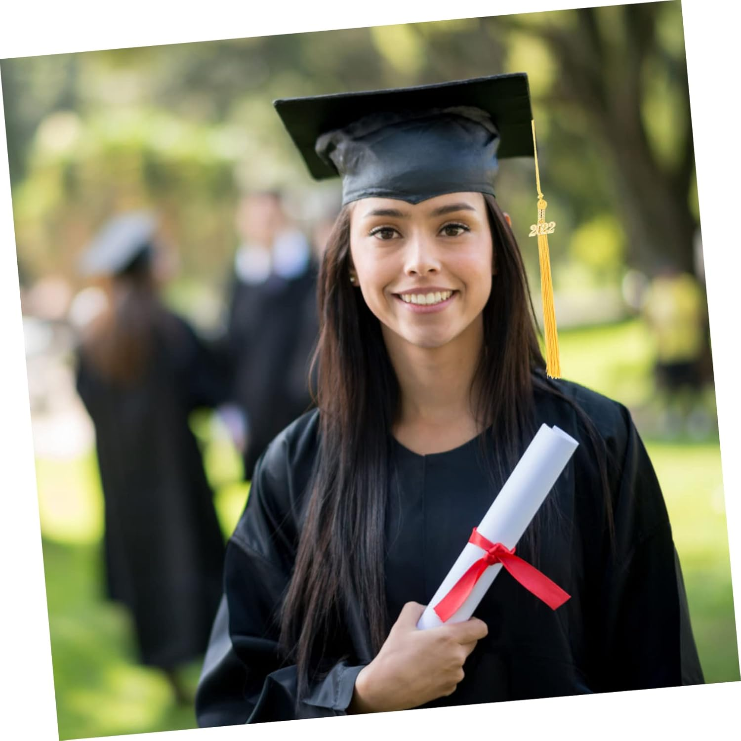 STOBOK 6Pcs Phd Graduation Tassel Cap Decorations Handmade Doctoral Hats Elegant Graduate Accessories for Ceremony Celebrations Unique Keepsake for Class image number 5