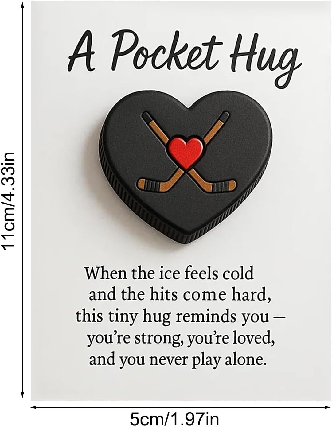 Mini Greeting Card Keychain, Portable Funny Sentiment Pendant, Creative Gift-On-The-Go Shield, Efficient Pocket-Sized Message Tool, High-Performance Bag Accessory, Gift for Athletes & Teammates image number 3