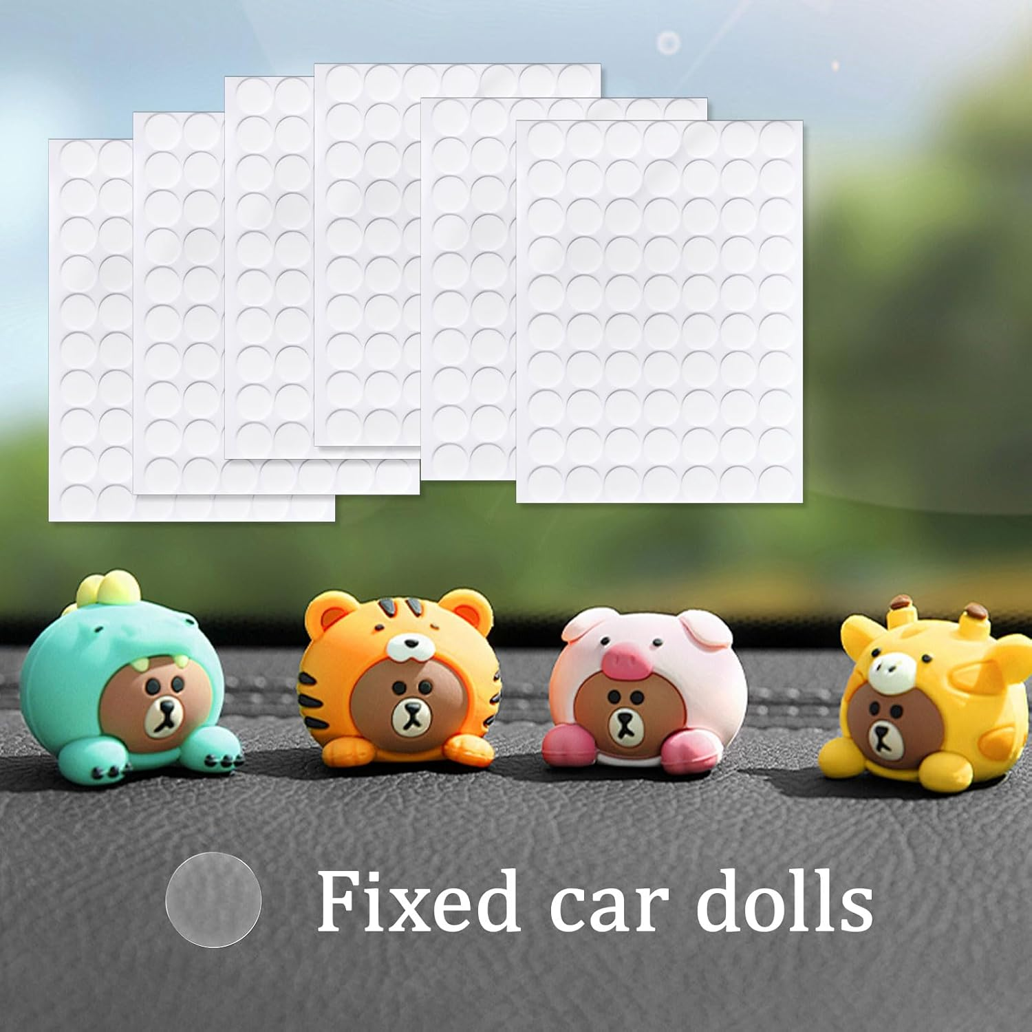 420 Pcs Blue Tack, Heavy Duty Adhesive Blu Tack,Sticky Dots,Bluetack, Glue Dots,Reusable Nano Tape for Walls and Office Decor(10Mm)