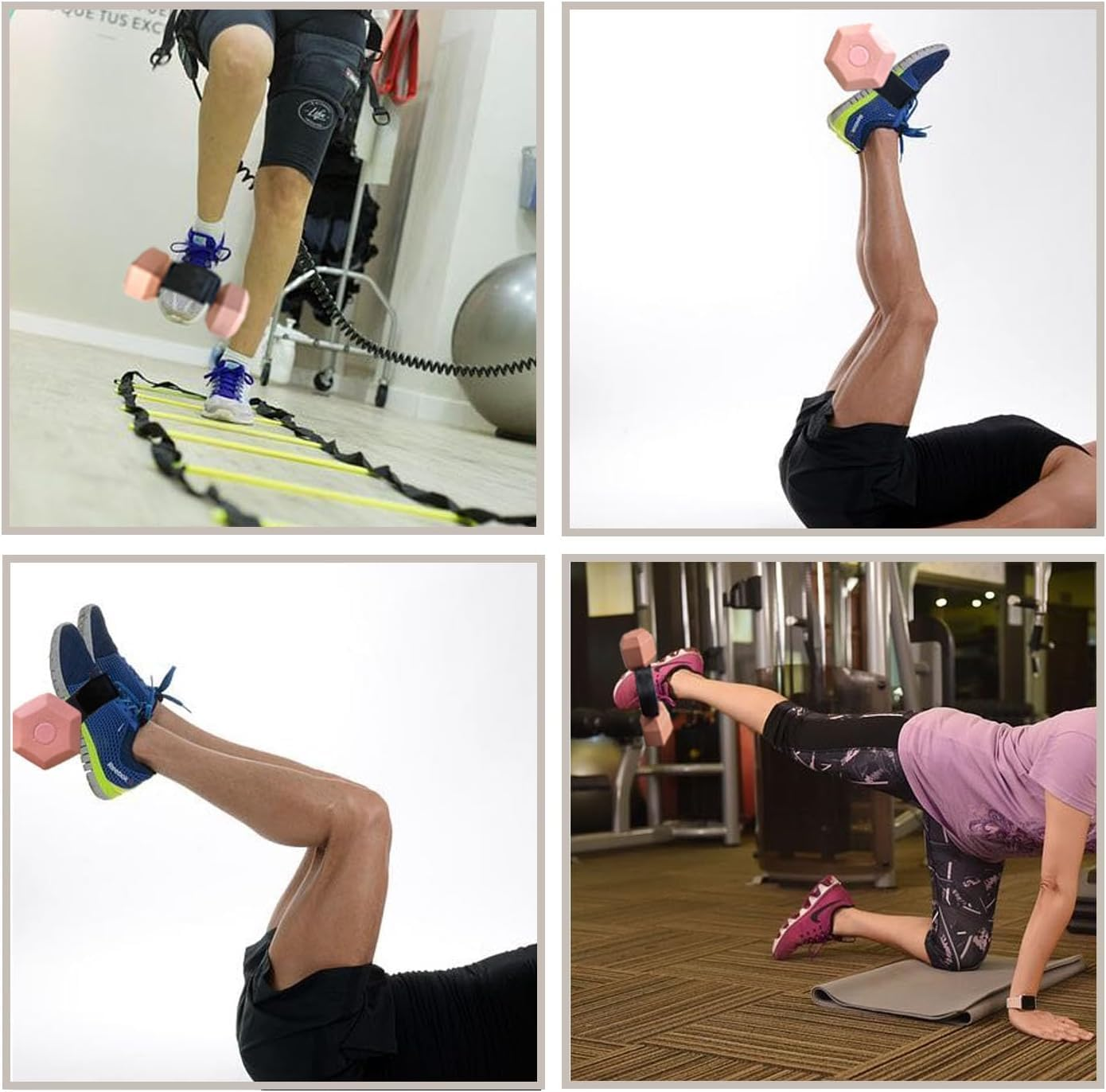 Weight Dumbbell Ankle Straps Tibialis Trainer Foot Strap,2Pcs Adjustable Tibialis Trainer Thigh Leg Straps,Ankle Dumbbell Tibialis Trainer Thigh Leg Strap,Tibialis Trainer Ankle Straps for Feet Weight