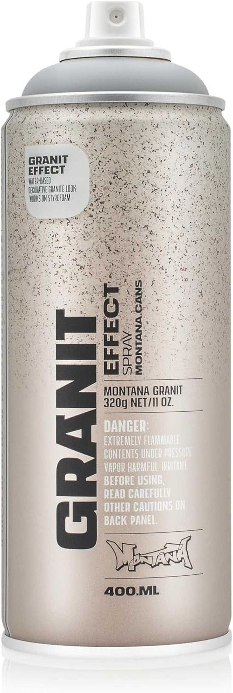Montana Cans Granit Spray Paint, 400 Ml, Light Grey image number 4