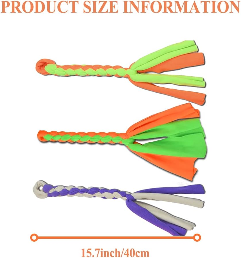 ASOCEA 3 Pack Dog Rope Toys for Dogs, Flirt Bar, Replacement Toys, Interactive Cotton Chew Toy, Chase and Pull for Small Medium Dogs, Puppies, Breeds, Chewers image number 3