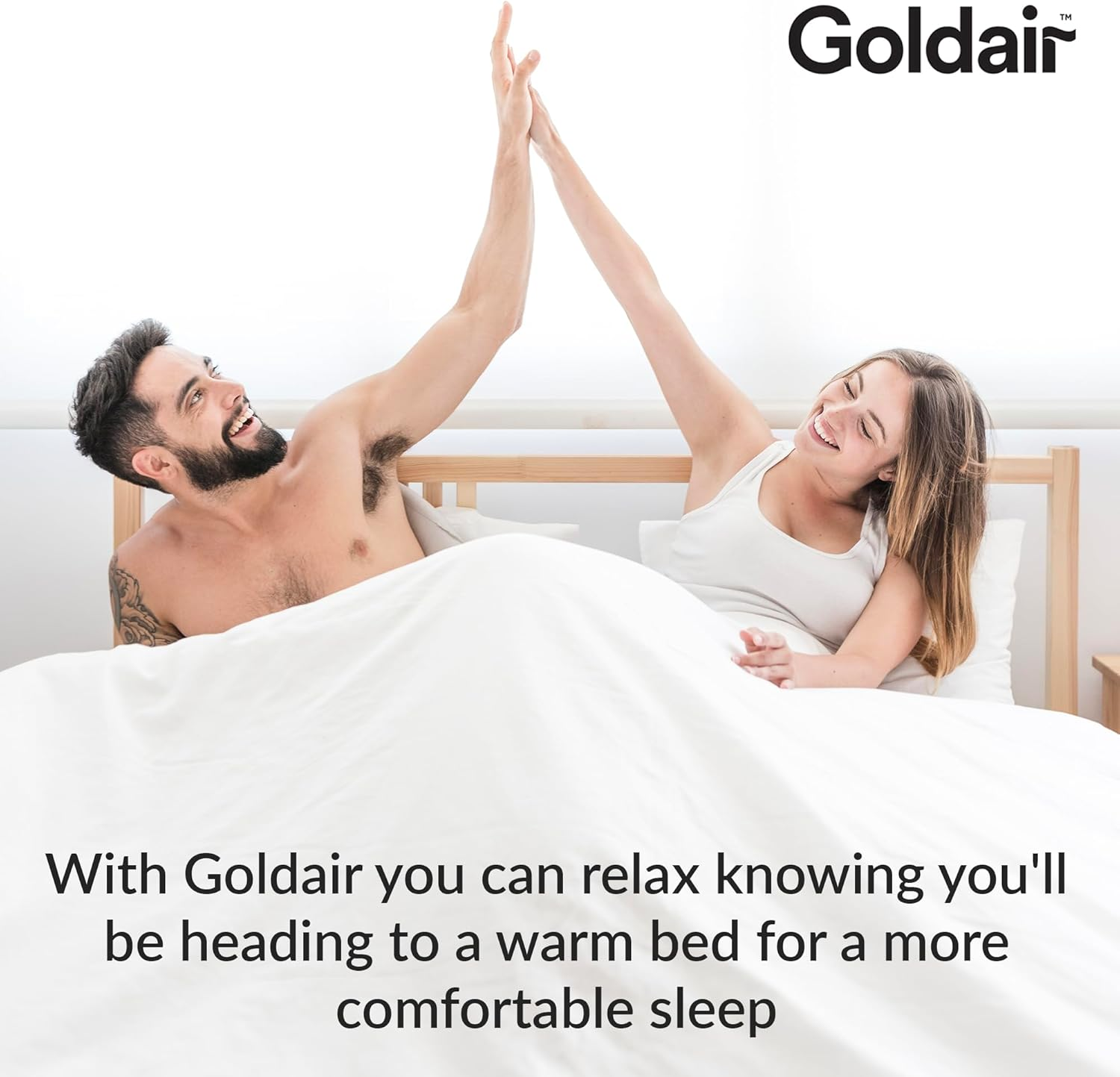 Goldair Queen Fitted Electric Blanket with Skirt image number 2