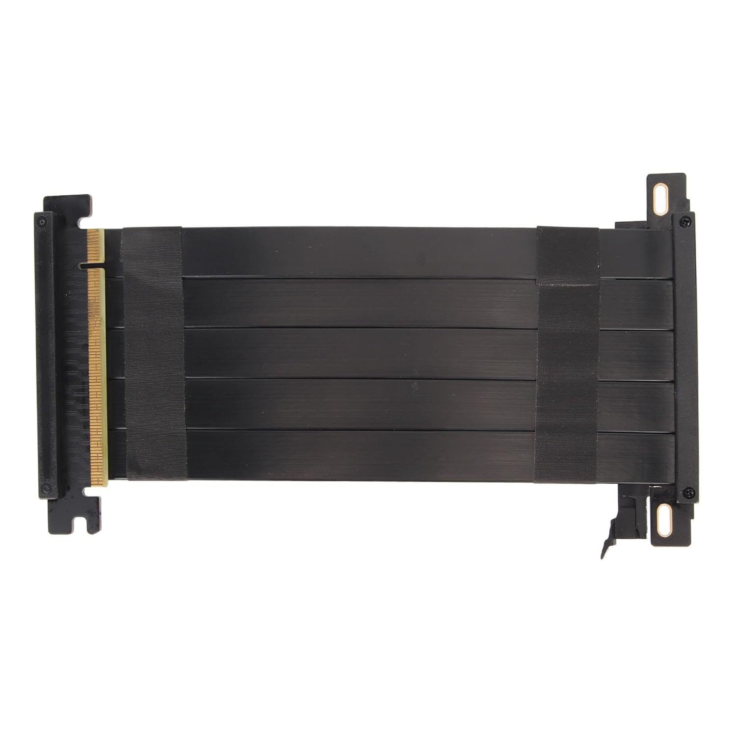 PCIE 4.0 X16 Extender Riser Cable, 180 Degree Graphics Card Extension Cable High Speed Electromagnetic Interference Shielding for RX 7600 for RX 7800 XT (40Cm) image number 4