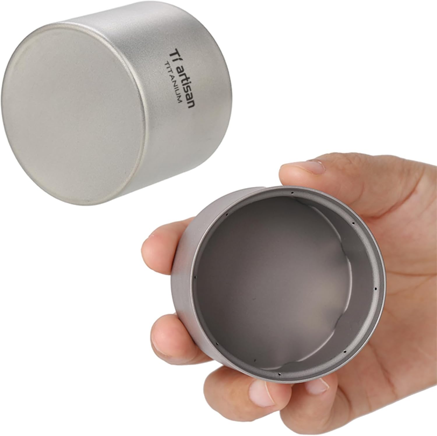 Ti Artisan Titanium Alcohol Stove with Cross Stand Portable Lightweight Stove for Outdoor Camping Hiking image number 6