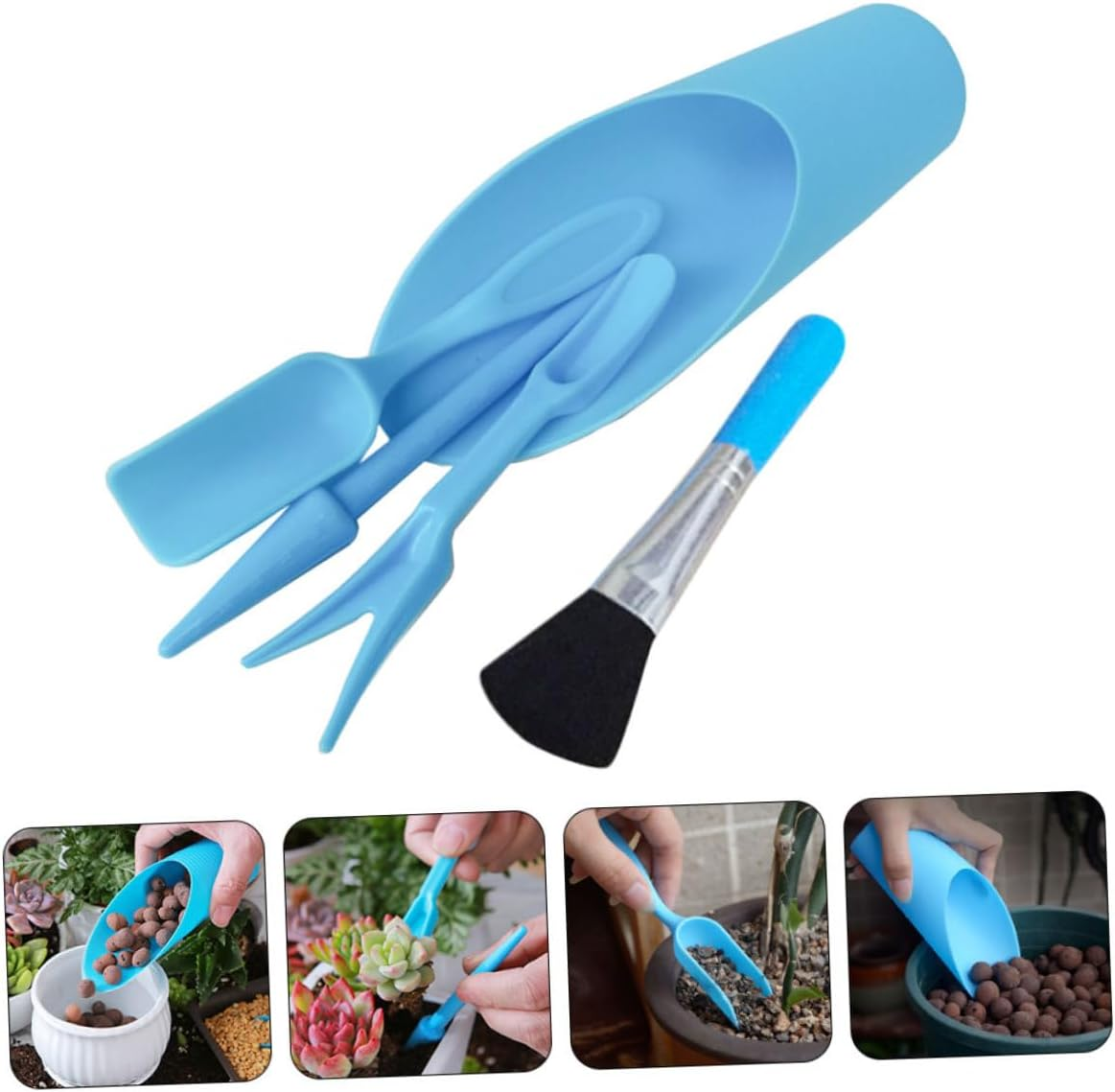 Toddmomy 1Set Garden Tool for Planting and Transplanting Gardening Accessories Includes Puncher and Scoop for Spaces and Care image number 1