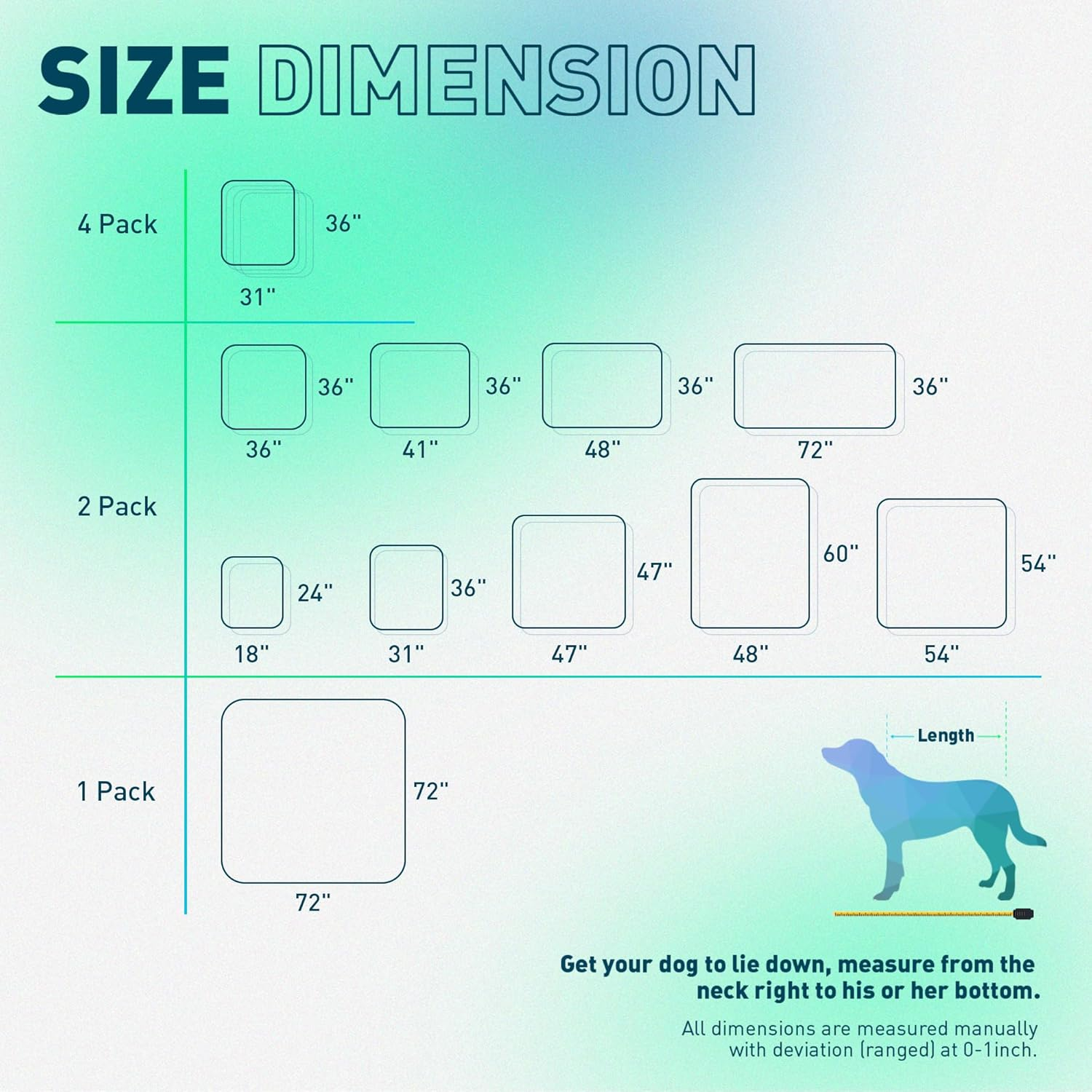 Eterish Reusable Washable Pee Pads for Dogs Large/Extra Large 36'' X 41'' 2 Pack, Absorbent Pet Puppy Dog Training Pads Non-Slip, Waterproof Whelping Potty Pads for Dogs Leak-Proof image number 6