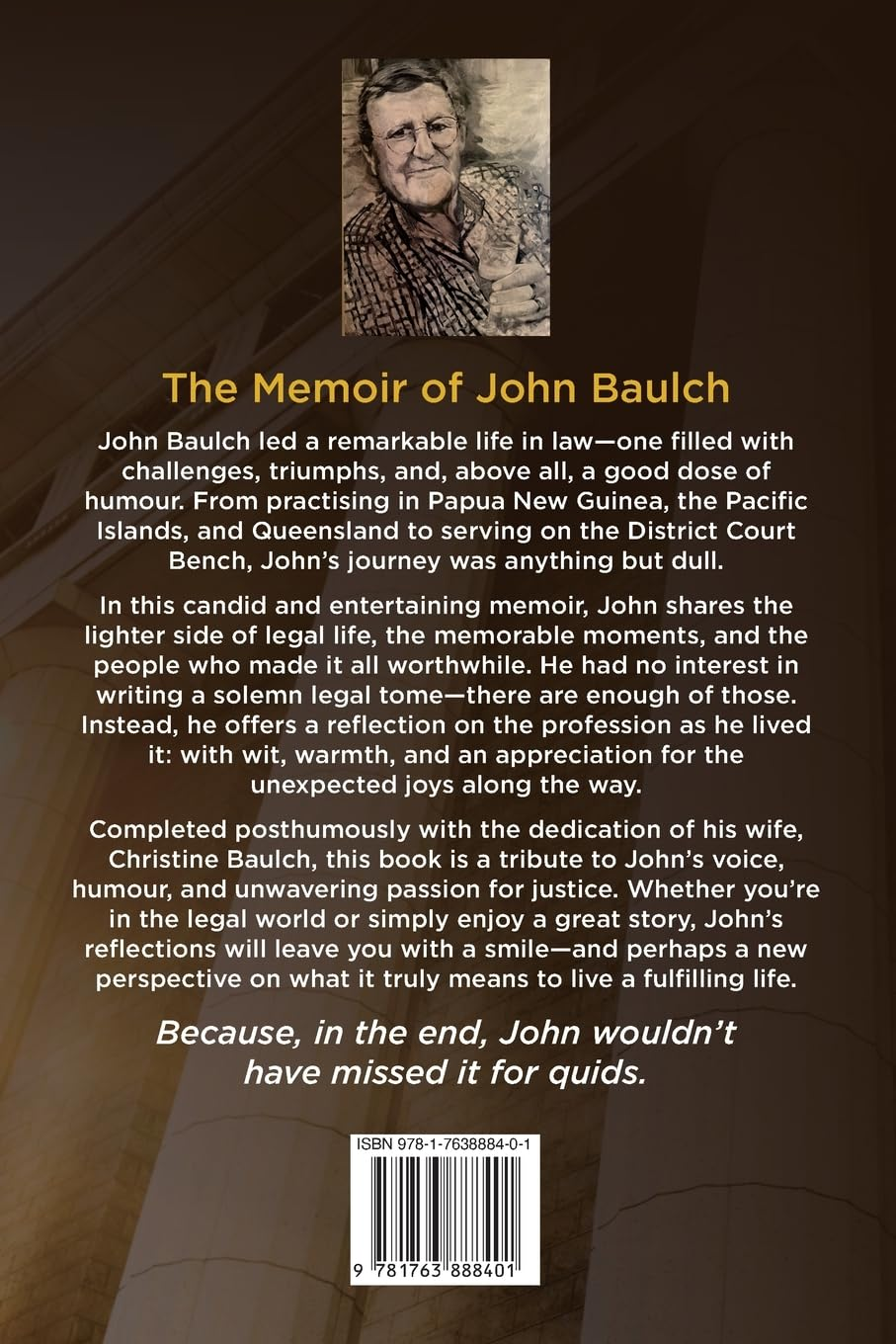 For the Term of My Legal Life: a Memoir