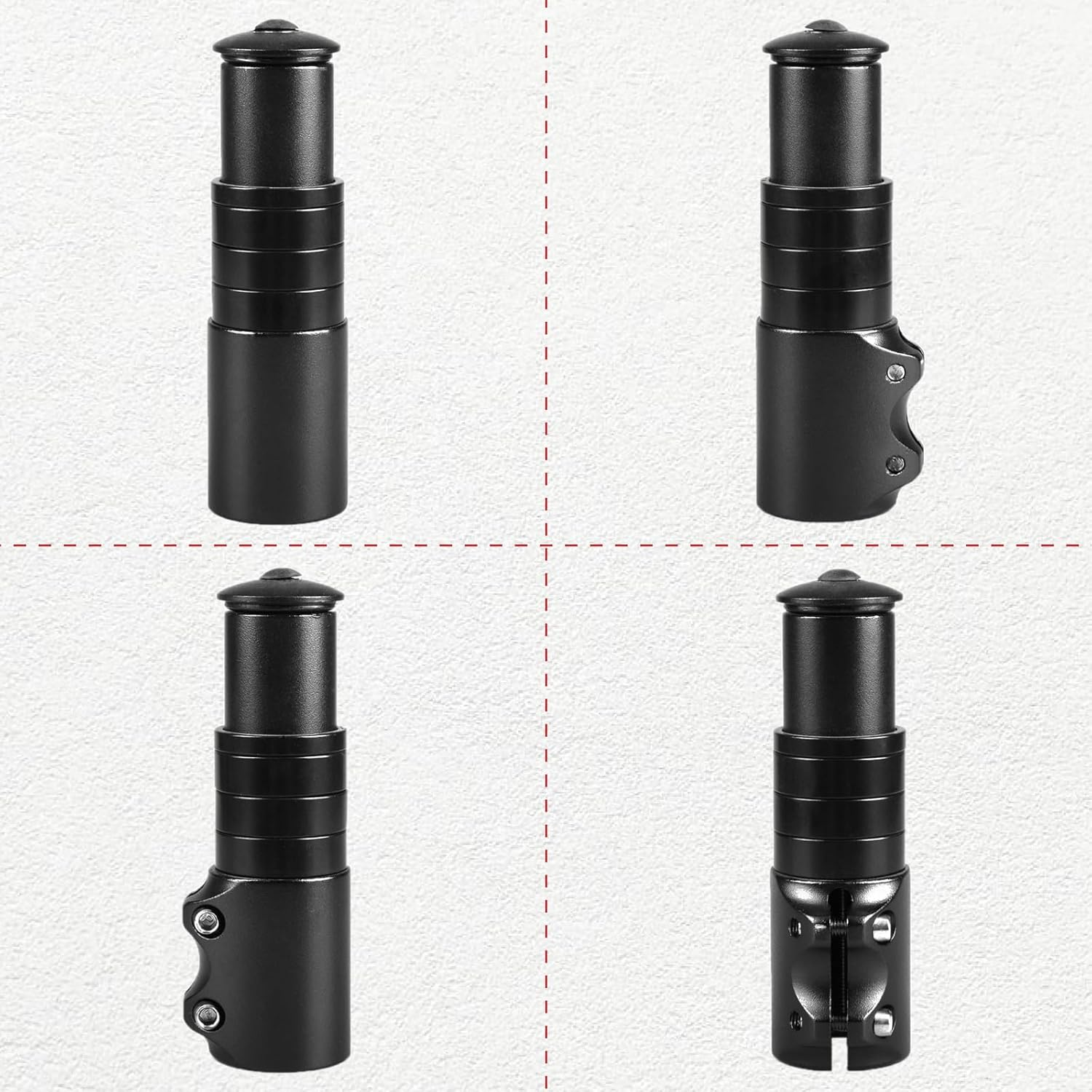 TRIWONDER Bike Stem Bicycle Fork Stem Extender Handlebar Riser Adaptor Aluminium Alloy Head up Adapter MTB Stem for Mountain Road Bike BMX image number 5