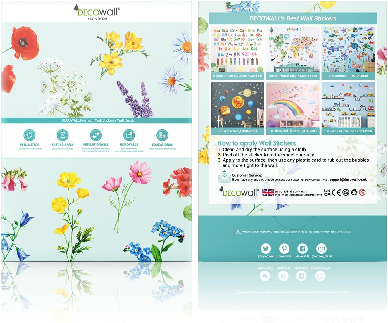 DECOWALL DS9-8082 Inspirational Quotes Wall Stickers Colorful Decals Kids Playroom School Classroom Nursery Educational Positive Motivational Phrases image number 5