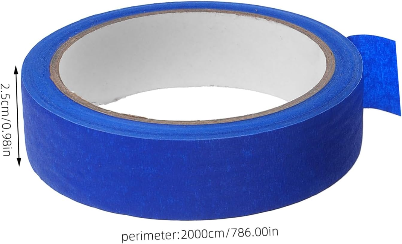 6Rolls Wide Masking Tape Strong Adhesive Painters Tape for Multi Purpose Painting and Crafts Yards image number 3