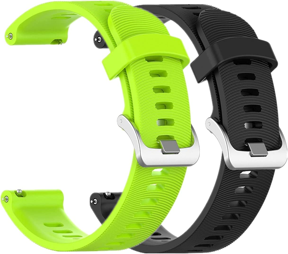 Muovrto Replacement Band Strap for Garnin Vivoactive 3/Venu/Venu Sq,Silicone Watch Strap for Garmin Forerunner 245/645,20Mm Watch Strap