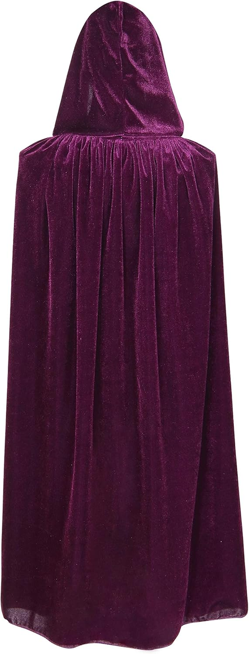 BIGXIAN Kids Hooded Velvet Cloak Halloween Christmas Fancy Cape for Kids - Brown image number 7