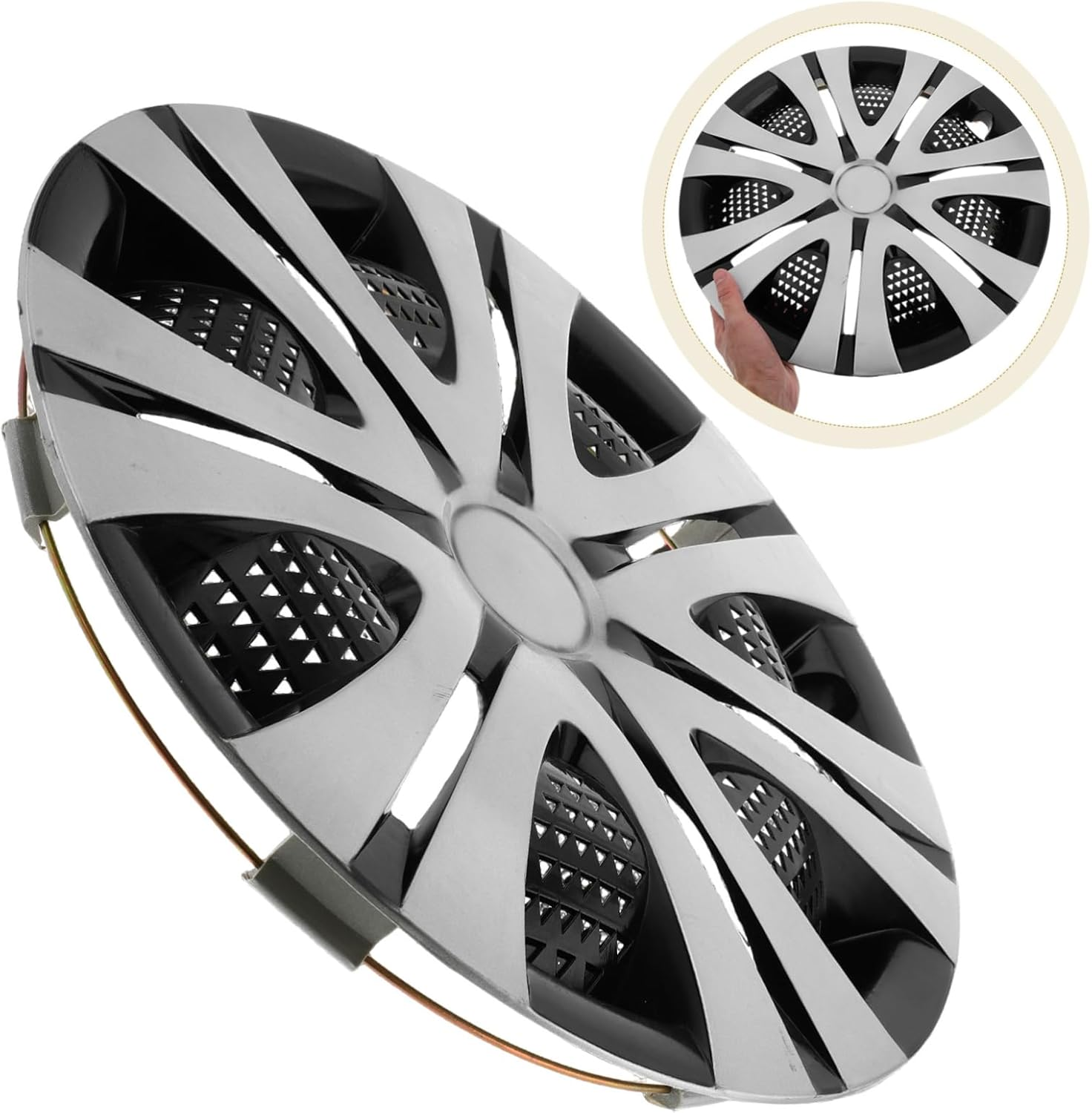 Mikinona Hubcap Car Wheel Rim Hub Cover for Vehicle Decoration Protect Wheels Exterior Accessories Hub Cap Covers image number 2