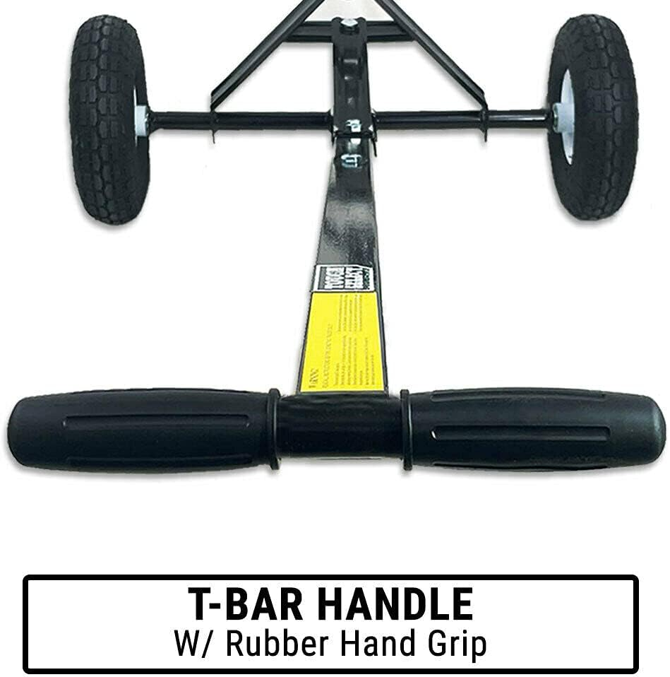 Trailer Dolly 600Lbs 270Kg Utility Camper Steel Hand Dolly Wheel Tow Mover Boat image number 5