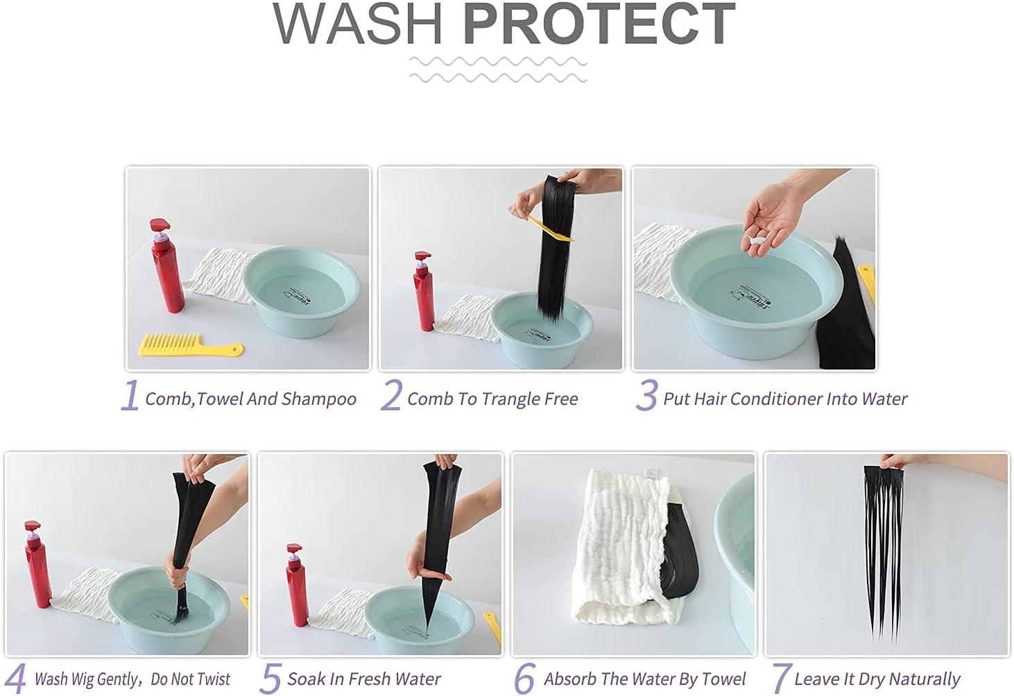 6Pcs Long Straight Black Clip in Hair Extensions for Women, Natural & Good Connectivity Hair Extensions Clip In,Straight Human Hair Clip in Extensions,24Inch (Light Brown) - Blonde Mix Brown image number 4