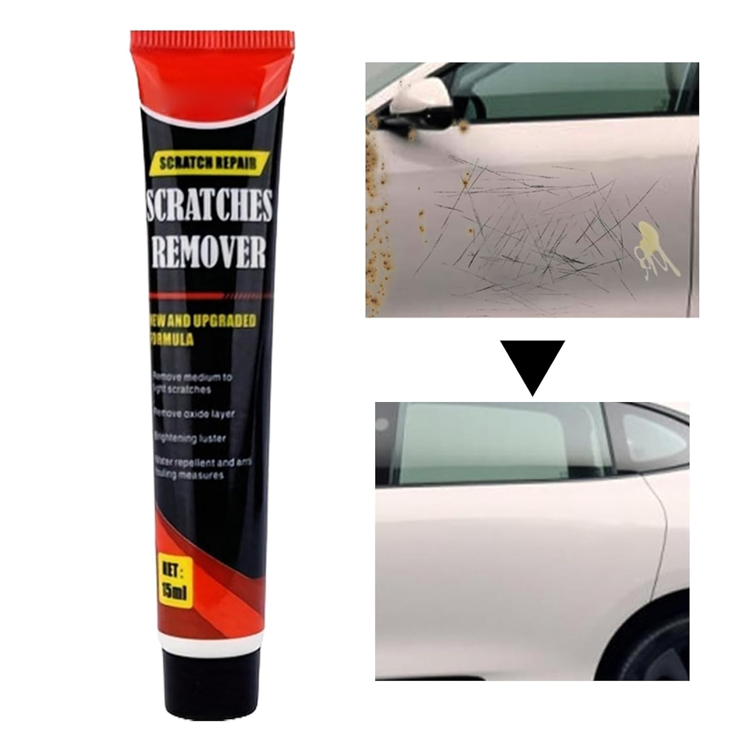 Car Scratch Remover | 15Ml Car Scuff Removal | Scratch-Resistant, Long-Lasting, Deep Cleaning Detailing Supplies for Body Maintenance Restoration image number 1
