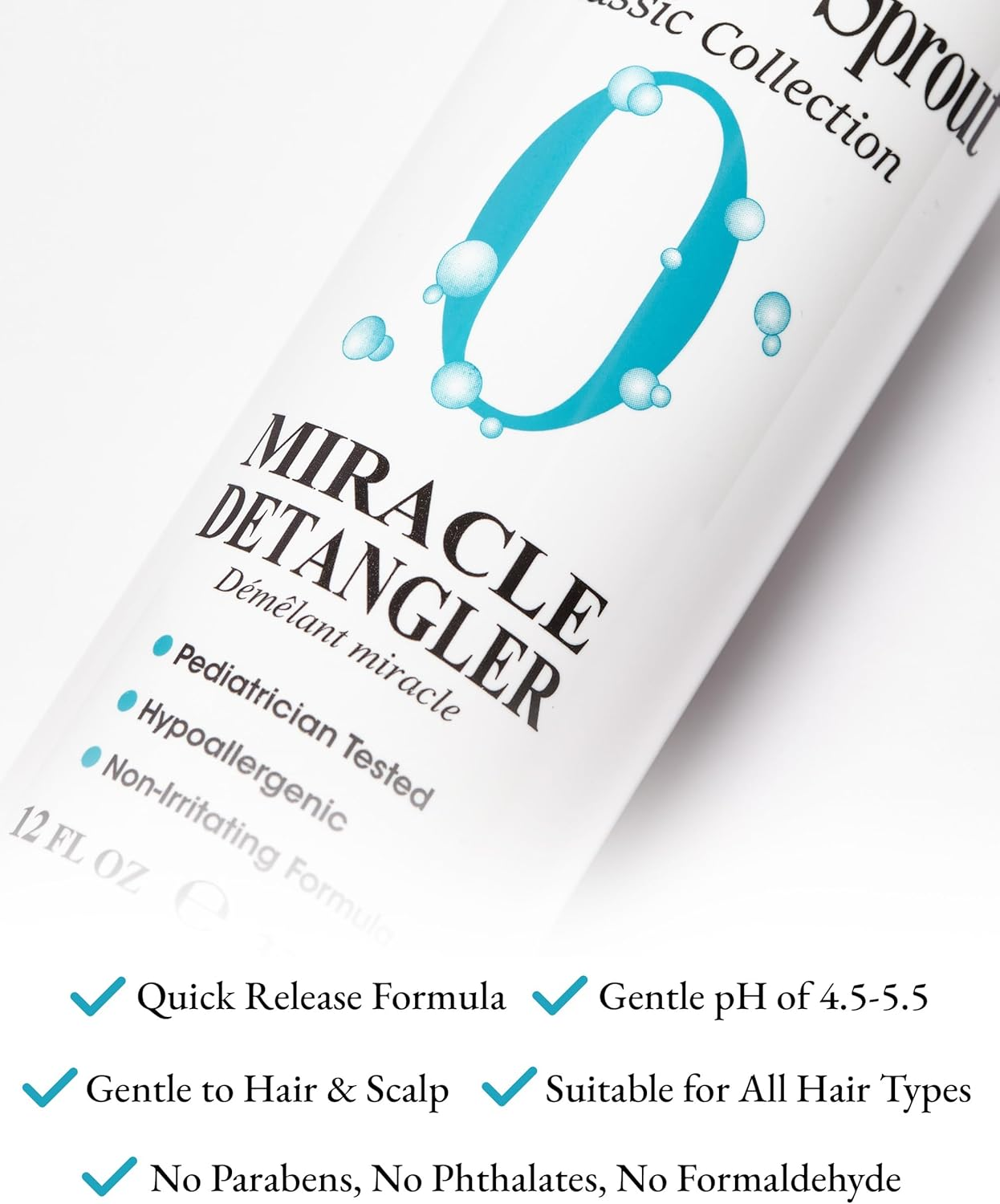 Original Sprout Miracle Hair Detangler White 354 Ml (Pack of 1) image number 1