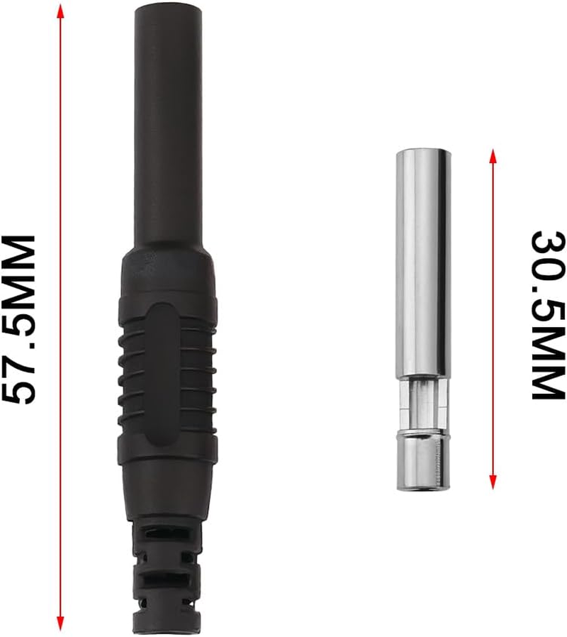 SING F LTD 10 Pcs 4Mm Banana Female Jack Socket Insulated Safety Shrouded Solder Connectors Electrical Test Banana Connectors for DIY and Electrical Testing