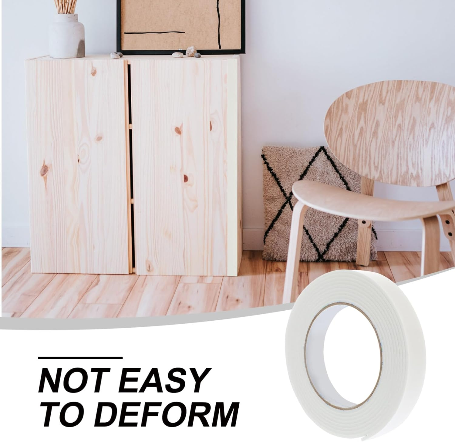 Healvian 10 Rolls Wood Edging Strips Edges Banding Strips Flexible Tape Trim for Furniture Restoration(3 Meters) image number 2