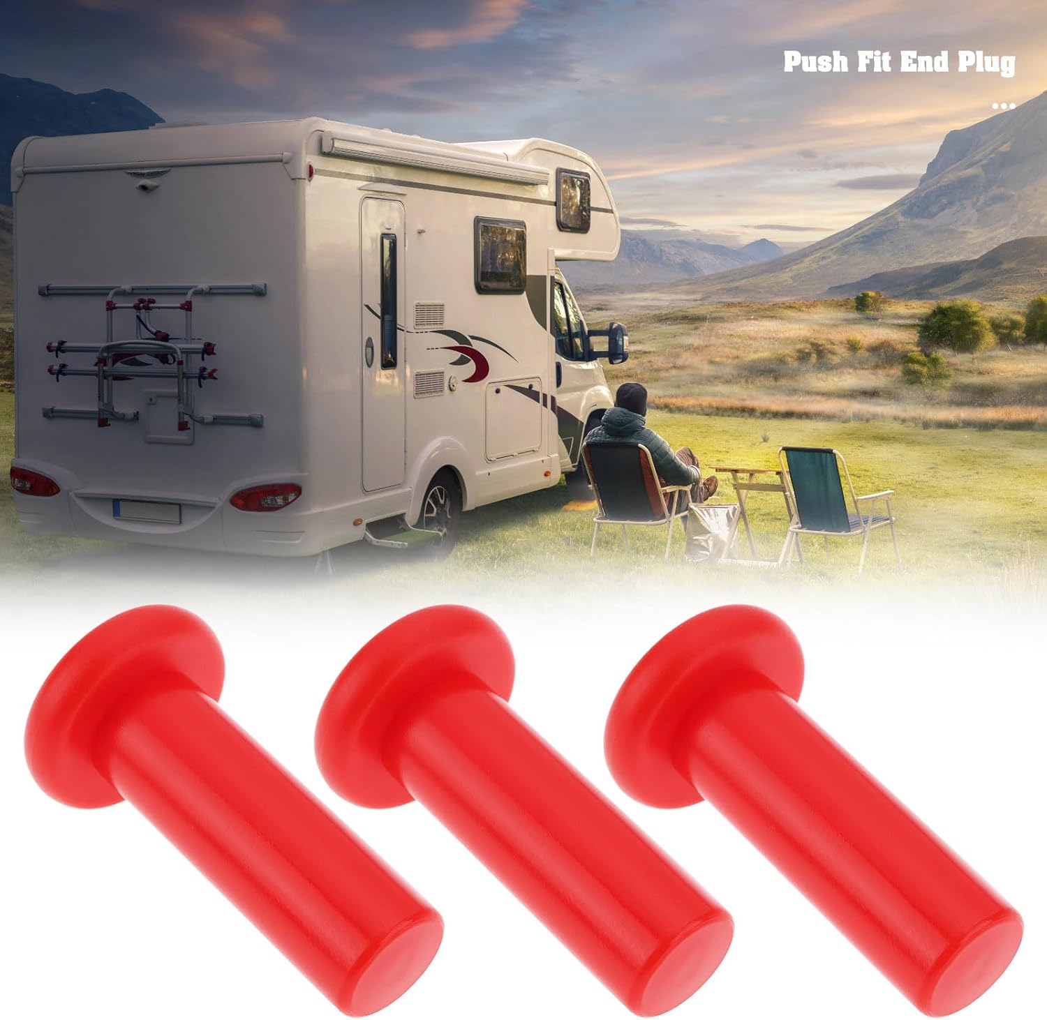 Emagtech 5X Push Fit End Plug 12Mm Compatible with John Guest Push Water Hose Pipe Fitting Tube End Stopper Plug for Caravan, Campers image number 6