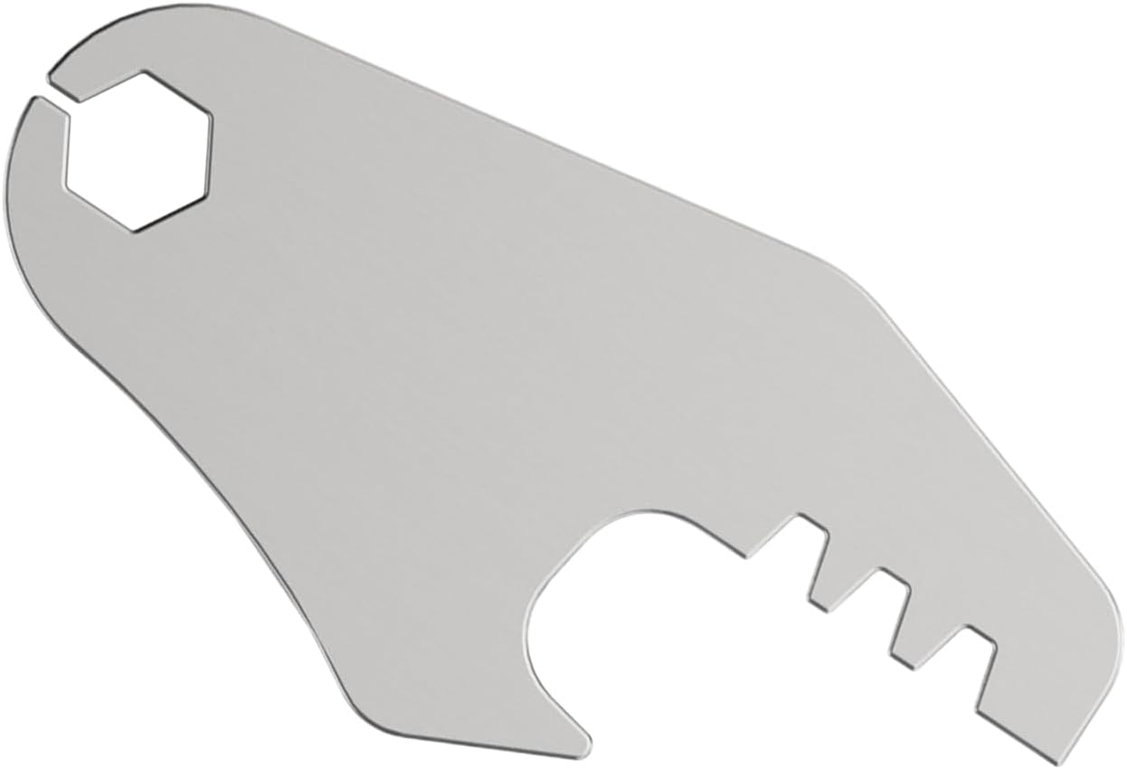 Frfik Titanium Key Ring, Small Heavy Duty Pendant, Pocket Beer Bottle Opener Keychain, for Outdoor Hiking Picnic Travel Fishing Daily Office Wallet Backpack Handbag Adults Men Dad image number 4