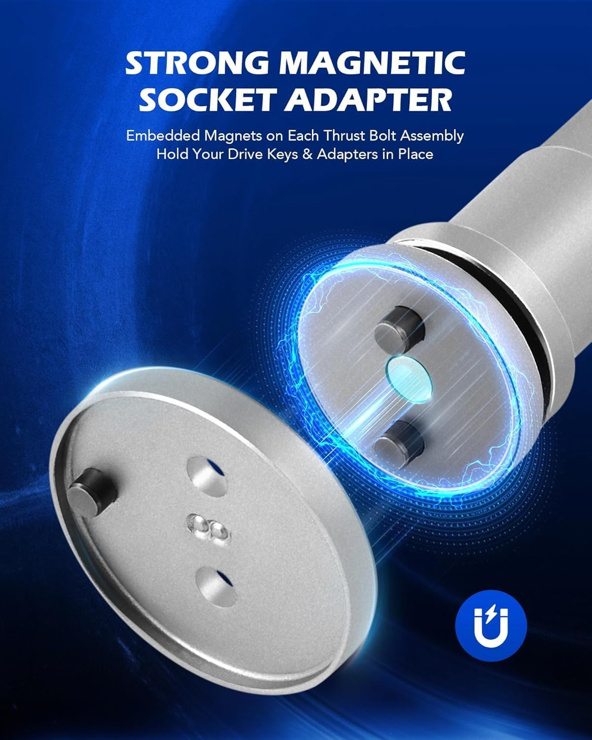 Huahong 22Pc Brake Caliper Tool Kit W/ 2 Hooks & Gloves - Disc Brake Piston Compressor Rewind Set for Brake Pad Replacement, Fits Most US/EU/JP Cars