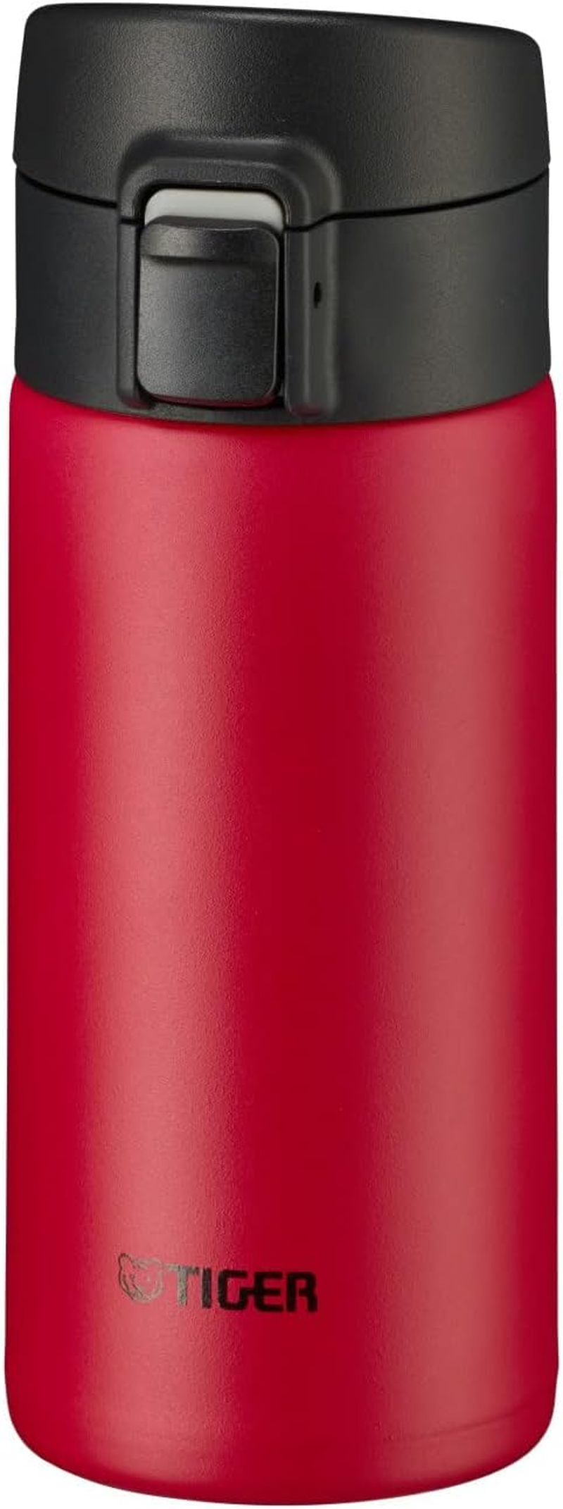 Tiger MKA-K060WK Water Bottle, 10.3 Fl Oz (600 Ml), One-Touch, Lightweight, Stainless Steel Bottle, Vacuum Insulated, Hot and Cold Insulated, White