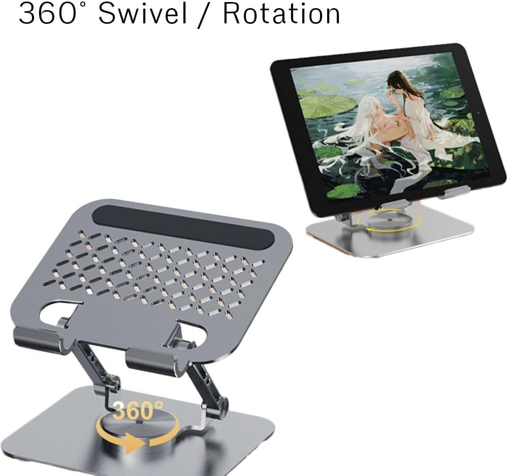 Gadget Garage Adjustable Tablet Stand, Foldable Desk & Travel Holder, Portable Tablet Mount for Ipad, Samsung Galaxy, Kindle & More image number 2